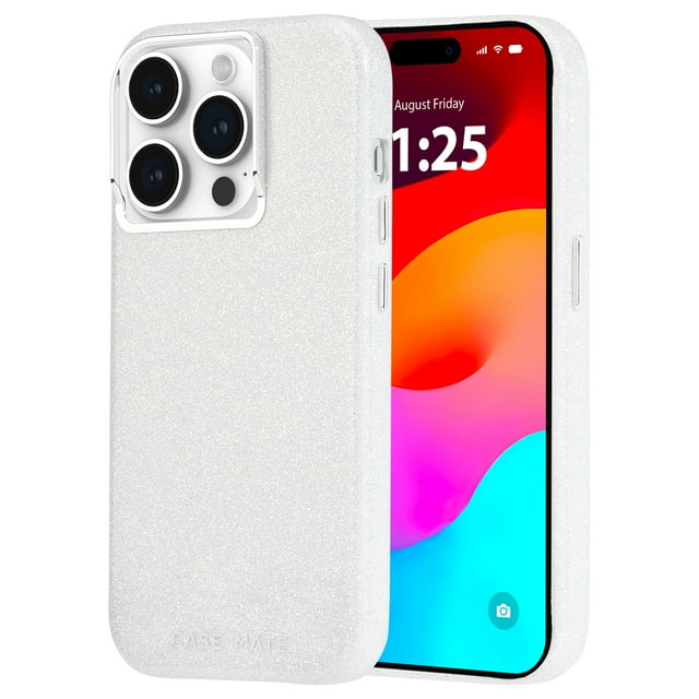 Case-Mate Apple iPhone 15 Pro Case [MagSafe Compatible] - 12ft Drop Protection - Shimmer Iridescent