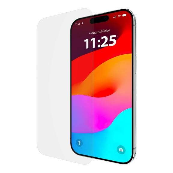 Case-Mate Apple iPhone 15 Pro Tempered Glass Screen Protector - Durable, Anti Scratch