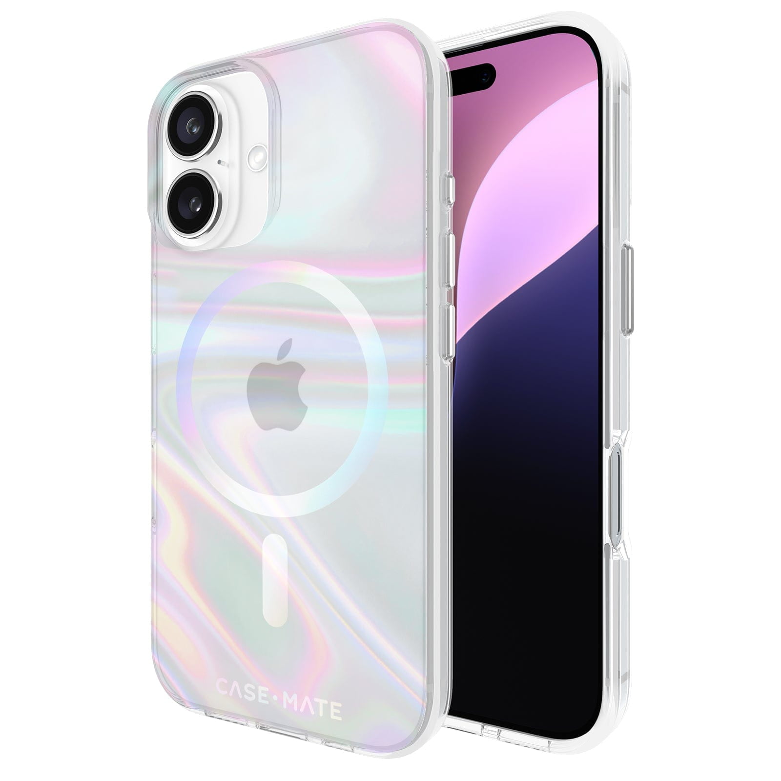 Case-Mate Apple iPhone 16 Soap Bubble MagSafe Compatible Case - Iridescent