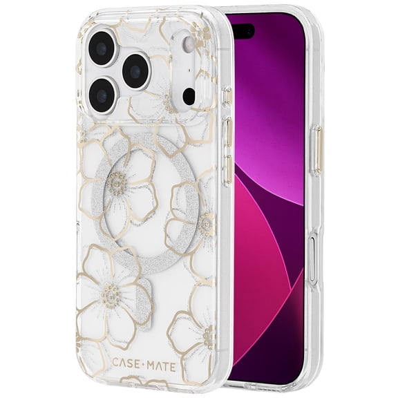 Case-Mate Apple iPhone 17 Pro MagSafe Compatible Phone Case - Floral Gem