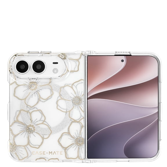 Case-Mate Apple iPhone Duo MagSafe Compatible Phone Case - Floral Gem