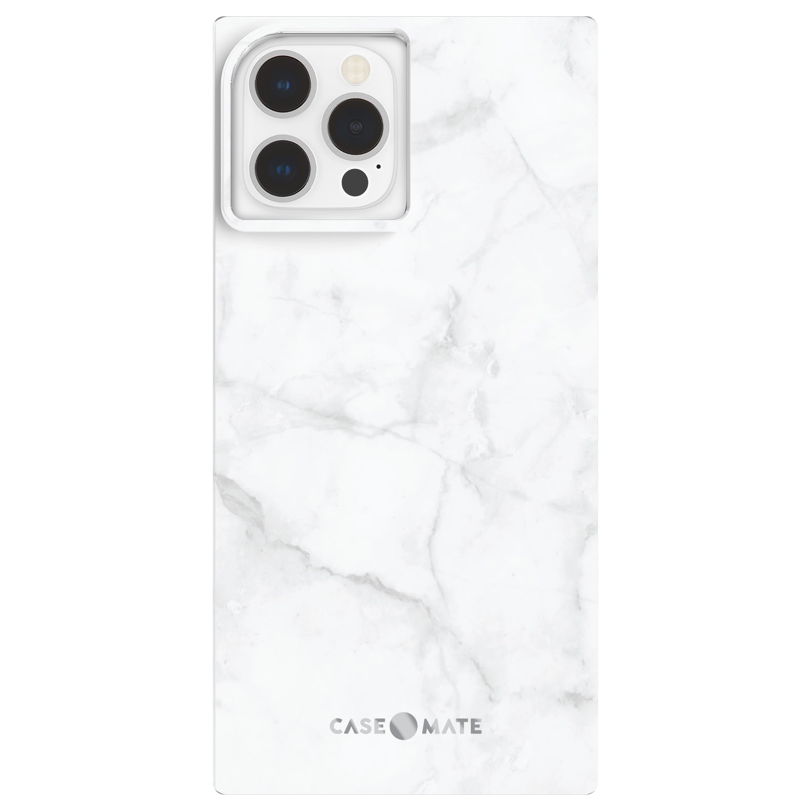 CaseMate Blox Square Case for Apple iPhone 12 Pro Max White Marble