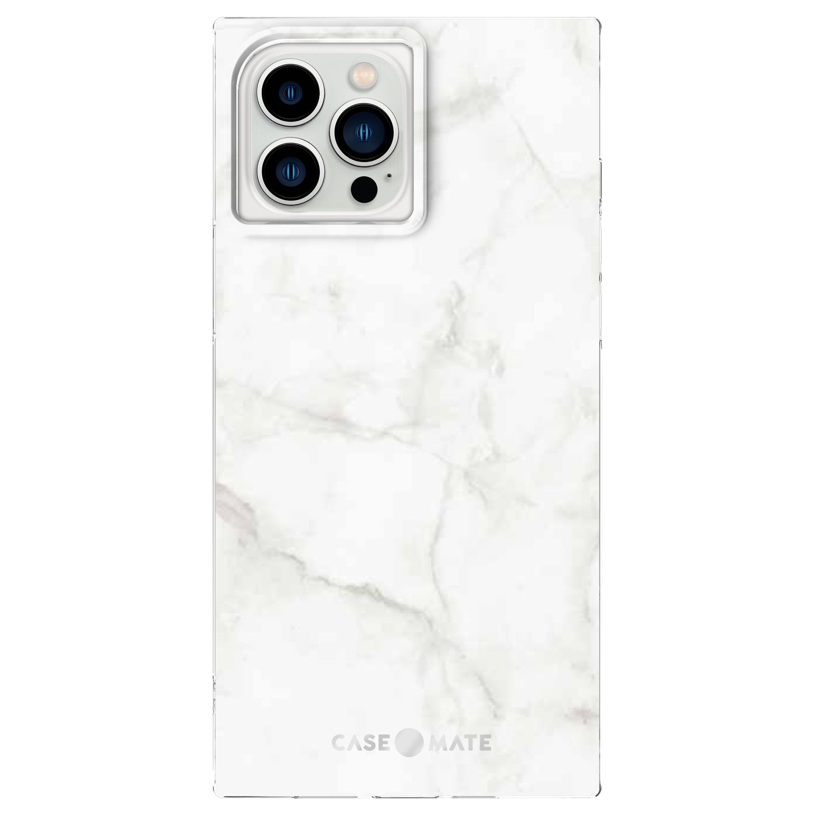 CaseMate Blox Square Case for Apple iPhone 13 Pro Max White Marble