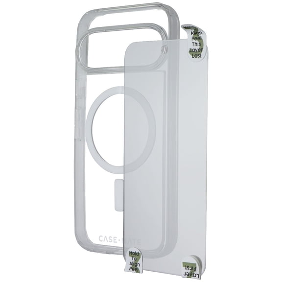 Case-Mate Bundle (Magnetic Tough Case/Screen) for Google Pixel 10 - Clear