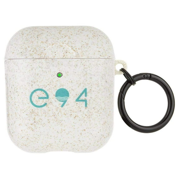 Case-Mate ECO94 AirPods 2nd / 1st Generation Case with Keychain Ring - Protective AirPods Gen 2 / 1 Case - Natural