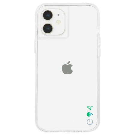 Case-Mate - Eco94 Eco-clear Carrying Case With Micropel For Apple iPhone 12 Mini