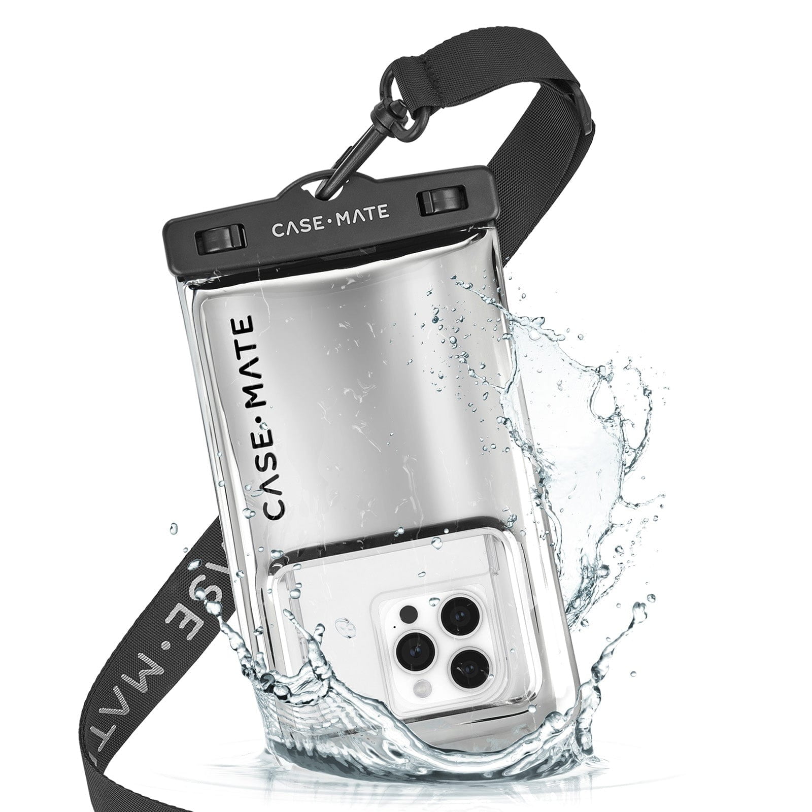 Case-Mate Floating Waterproof Phone Pouch - Silver Chrome Case-Mate Floating Waterproof Phone Pouch - Silver Chrome