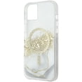 thumbnail image 1 of Case-Mate Karat Marble Case for MagSafe for iPhone 14 Plus - Clear/Gold/White, 1 of 3