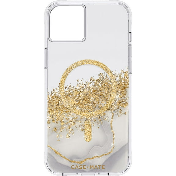 Case-Mate Karat Marble with MagSafe Case For iPhone 14 Plus-Multi Color
