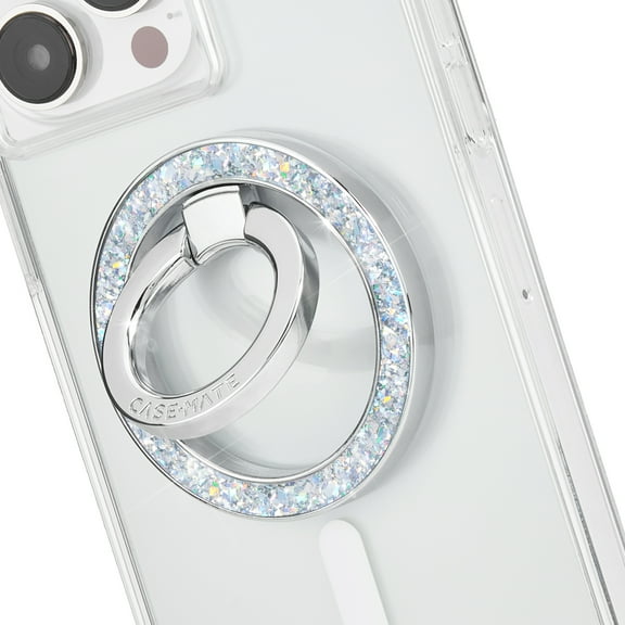 Case-Mate Magnetic Phone Ring Holder / Stand [MagSafe Compatible] for iPhone 15 14 13 12 Pro Max - Twinkle Disco