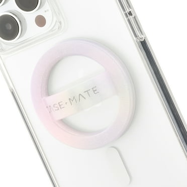 Case-Mate Soap Bubble Magnetic Soft Loop Grip [MagSafe Compatible] Phone Ring Holder for iPhone 15 14 13 Pro Max - Iridescent