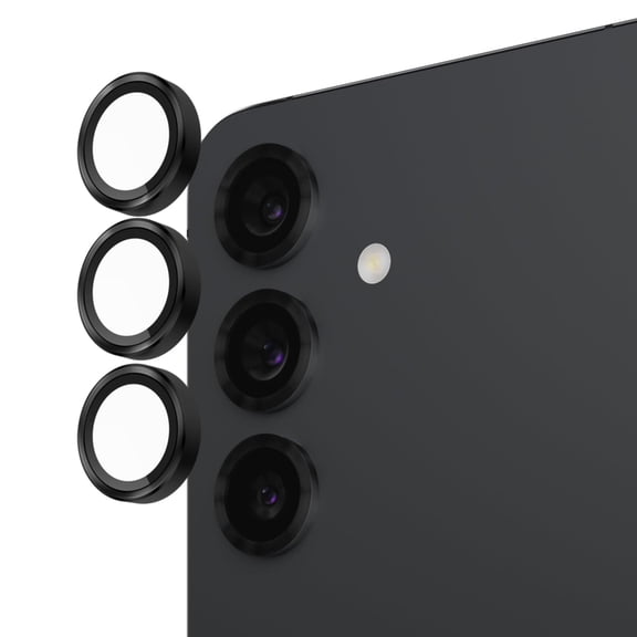 Case-Mate Samsung Galaxy S25 Aluminum Ring Lens Protector - Black