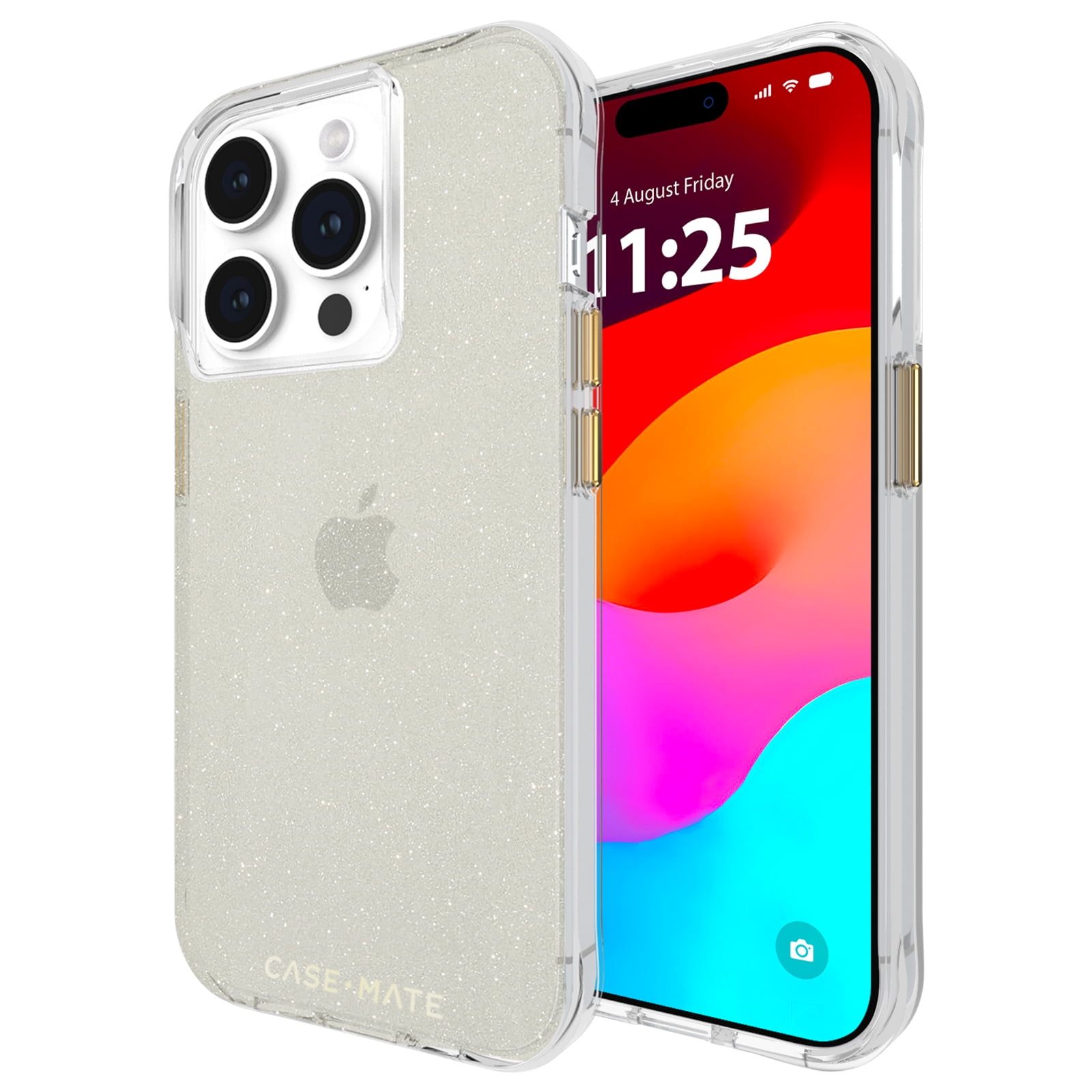 Case-Mate Sheer Crystal Gold iPhone 15 Pro Case