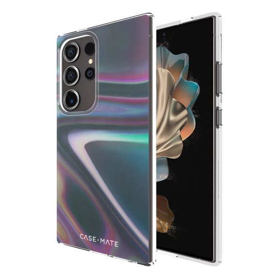 Case-Mate Soap Bubble Samsung Galaxy S24 Ultra Case - 12ft Drop Protection - Iridescent