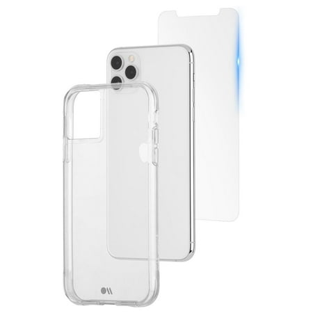 Case-Mate - Protection Pack Case with Glass Screen Protector for Apple® iPhone® 11 Pro - Clear