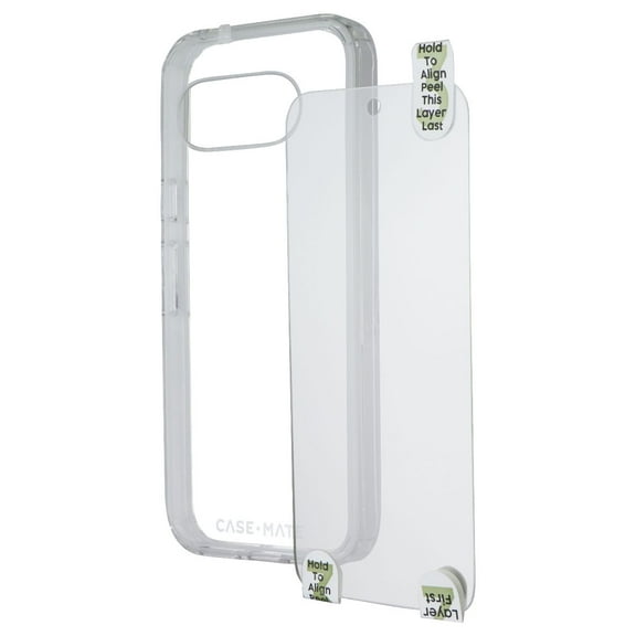 Case-Mate Tough Case + Screen Protector Bundle for Google Pixel 9a - Clear