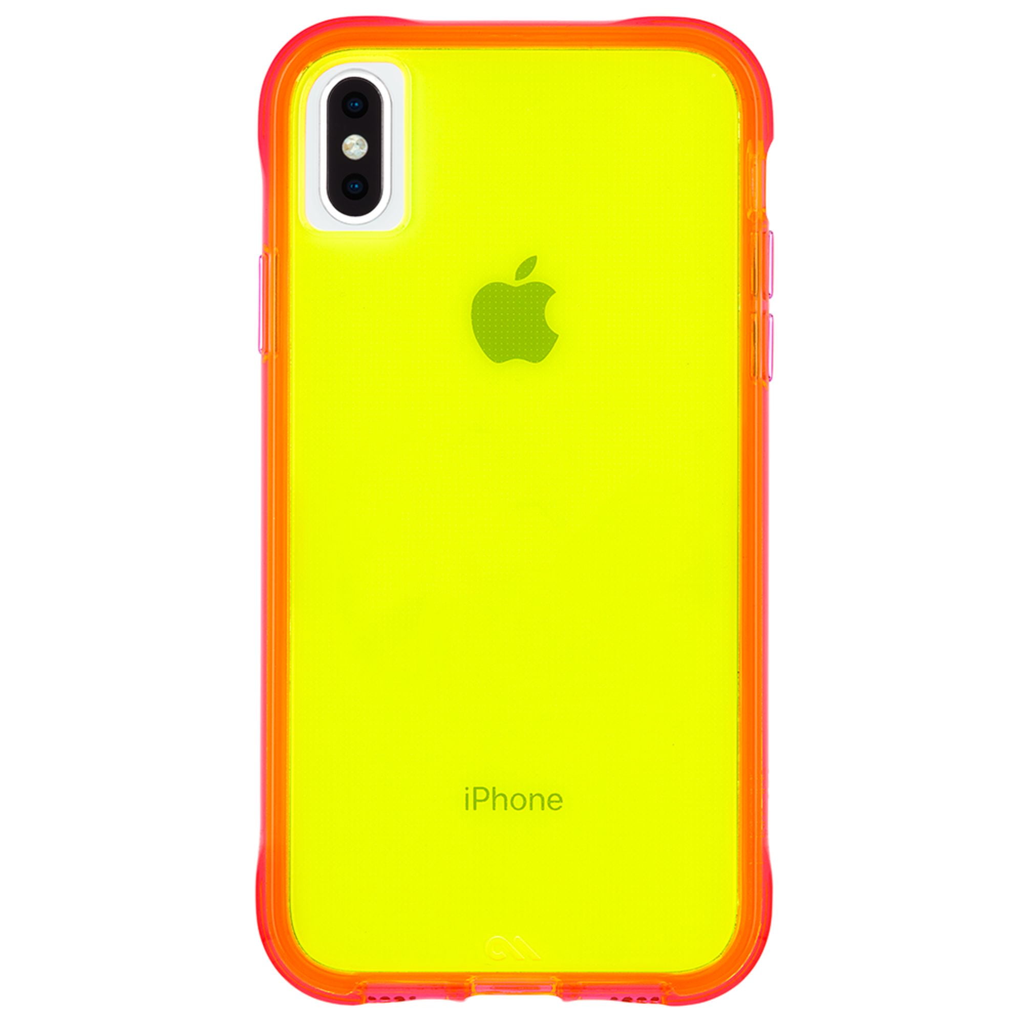 CaseMate Tough Case for Apple iPhone Xs Max Yellow Neon