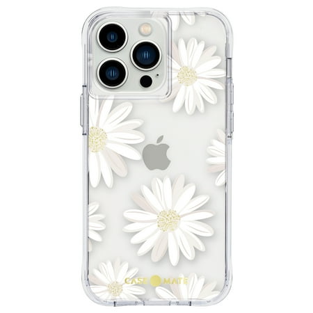 Case-Mate - Print Hardshell Case for iPhone 13 Pro - Glitter Daisies