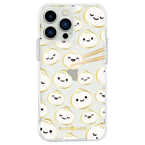 Case-Mate Tough Prints Apple iPhone 13 Pro Max Case [Wireless Charging Compatible] - 10Ft. Drop Protection - Cute as a Dumpling