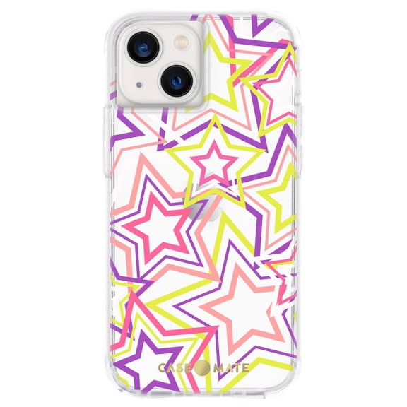 Case-Mate Tough Prints Case for Apple iPhone 13 Mini - Neon Stars
