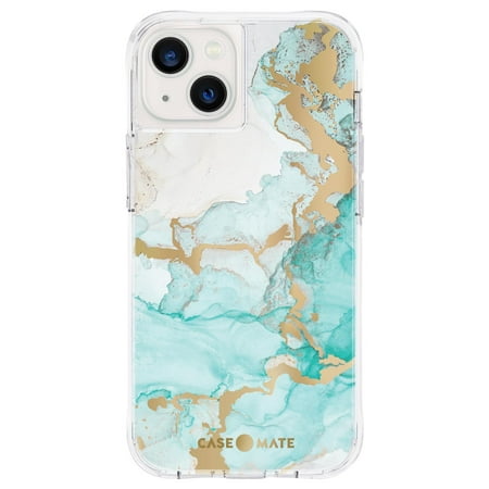 Case-Mate - Print Hardshell Case for iPhone 13 - Ocean Marble