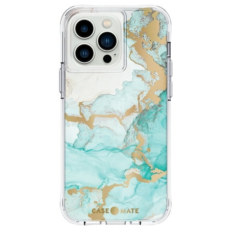Case-Mate - Print Hardshell Case for iPhone 13 Pro - Ocean Marble