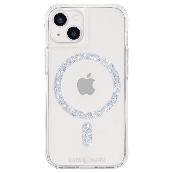 Case-Mate Twinkle MagSafe Compatible Case for Apple iPhone 13 - Clear Stardust