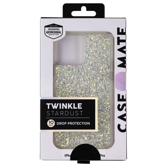 Case-Mate Twinkle Stardust Series Case for Apple iPhone 12 and 12 Pro - Stardust