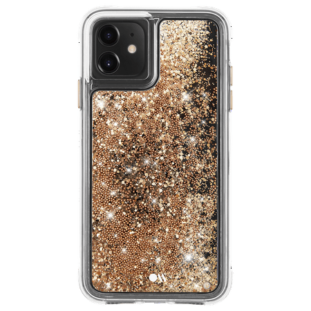 Case-Mate - Waterfall Case for Apple® iPhone® 11 - Gold Waterfall