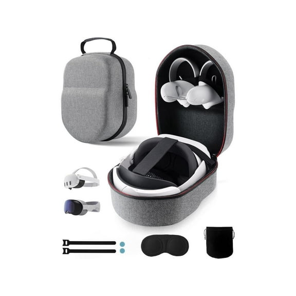 Case for Meta Quest 3/Oculus Quest 2 Accessories/Vision Pro/Pico 4, Fit Elite Strap Battery Version/Kiwi Design/BOBOVR Head Strap, with Len Protector, Portable Hard Carrying Case