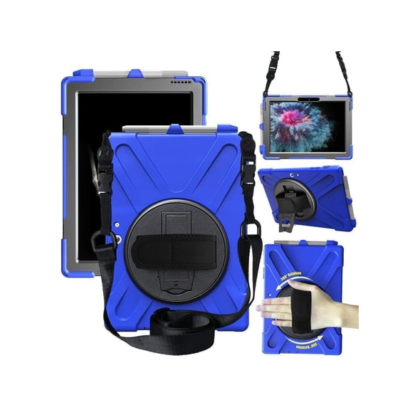 Case for Microsoft Surface Go 4 10.5 Inch 2023 / Surface Go 3 10.5 inch 2021 / Surface Go 2 10.5 inch 2020 / Surface Go 10 inch 2018 with with Pen Holder Shoulder Strap