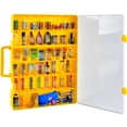 thumbnail image 1 of Case for Mini Brands Toys Series 1 2 3 Mystery Capsule Real Miniature Collectible Kit, Storage Organizer Holder for Mini Mart Collection (Box Only) Yellow, 1 of 7