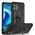 thumbnail image 1 of Case for Moto G 5G 2023 with 2 Pcs Tempered Glass Screen Protector [Built-in Stand] [Military Grade Drop Protection] Rugged Shockproof Protective Phone Cover, Black, 1 of 14