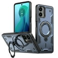 thumbnail image 1 of Case for Moto G 5G (2024),Military Grade [Built-in Kickstand][Compatible With MagSafe] Magnetic Rotate Ring Holder Heavy Duty TPU+PC Shockproof Drop Protect Phone Case,Blue, 1 of 6