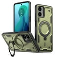 thumbnail image 1 of Case for Moto G Stylus 5G (2025),Military Grade [Built-in Kickstand][Compatible With MagSafe] Magnetic Rotate Ring Holder Heavy Duty TPU+PC Shockproof Drop Protect Phone Case,Olivegreen, 1 of 6