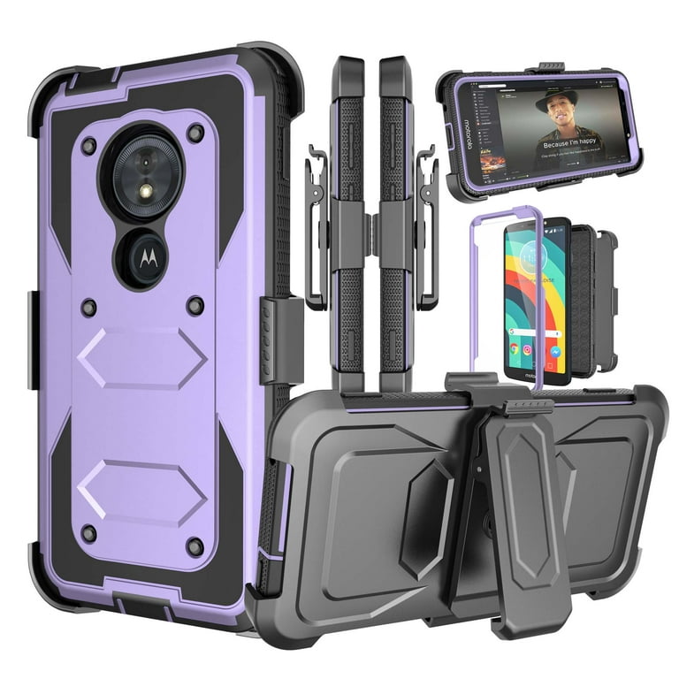 Case for Moto G6 Forge, for Moto G6 Play Holster Belt, for