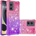 thumbnail image 1 of Case for Motorola Moto Edge 5G 2024 Case Girls Women,Liquid Glitter Shockproof Back Cover Soft TPU Bumper Silicone Slim Protective Cover for Moto Edge 5G 2024 Gradient Pink, 1 of 14