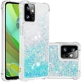 thumbnail image 1 of Case for Motorola Moto G Power 5G 2023 Case Glitter Cute Luxury Love Liquid Quicksand Clear Soft TPU Girls Women Stylish Bumper Shockproof Protective Cover for Moto G Power 5G 2023 Star Blue YB, 1 of 14