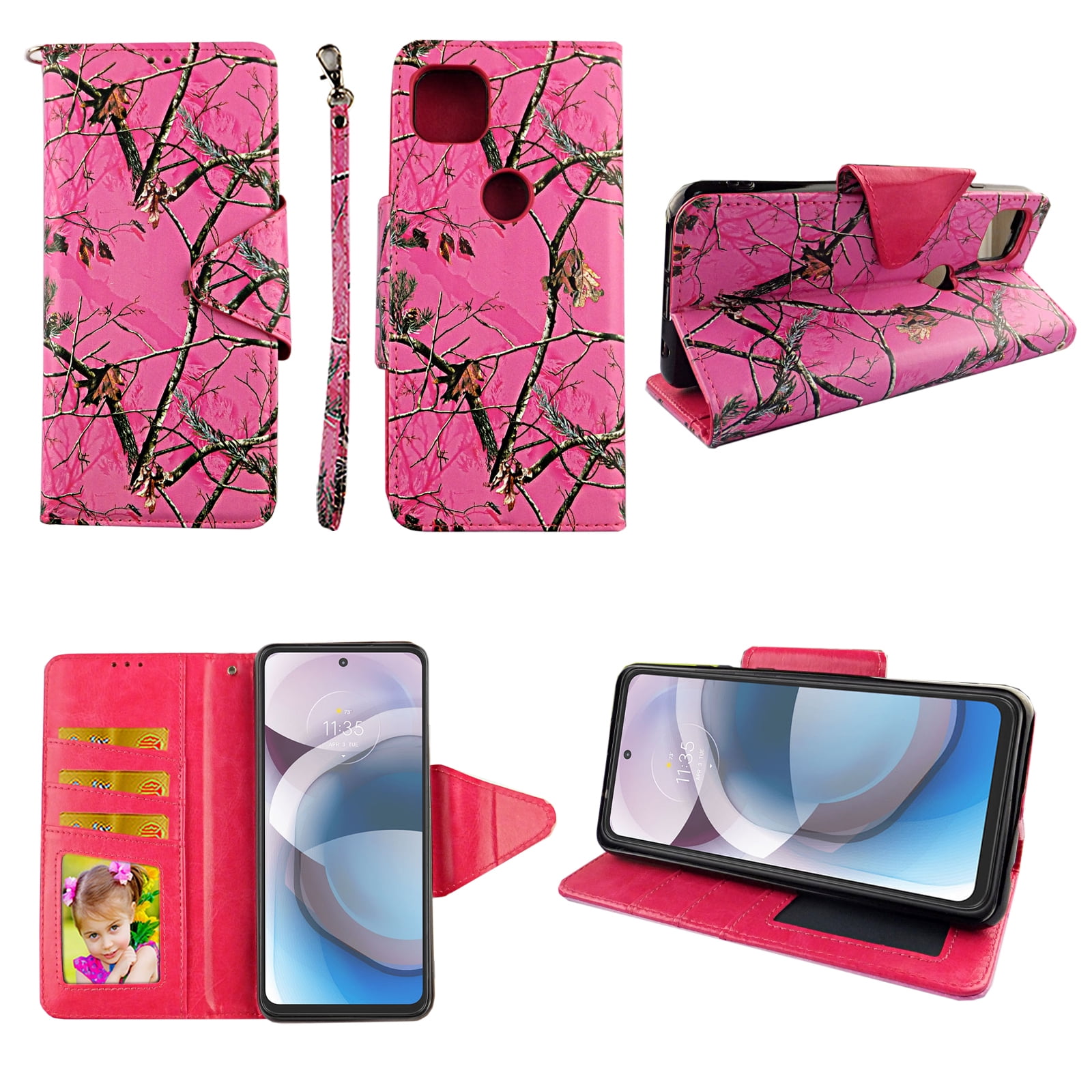 Custodia BattleBorn Customs Per Moto G Stylus (solo 2021) – TPU Flessibile Nera Effetto Carbonio