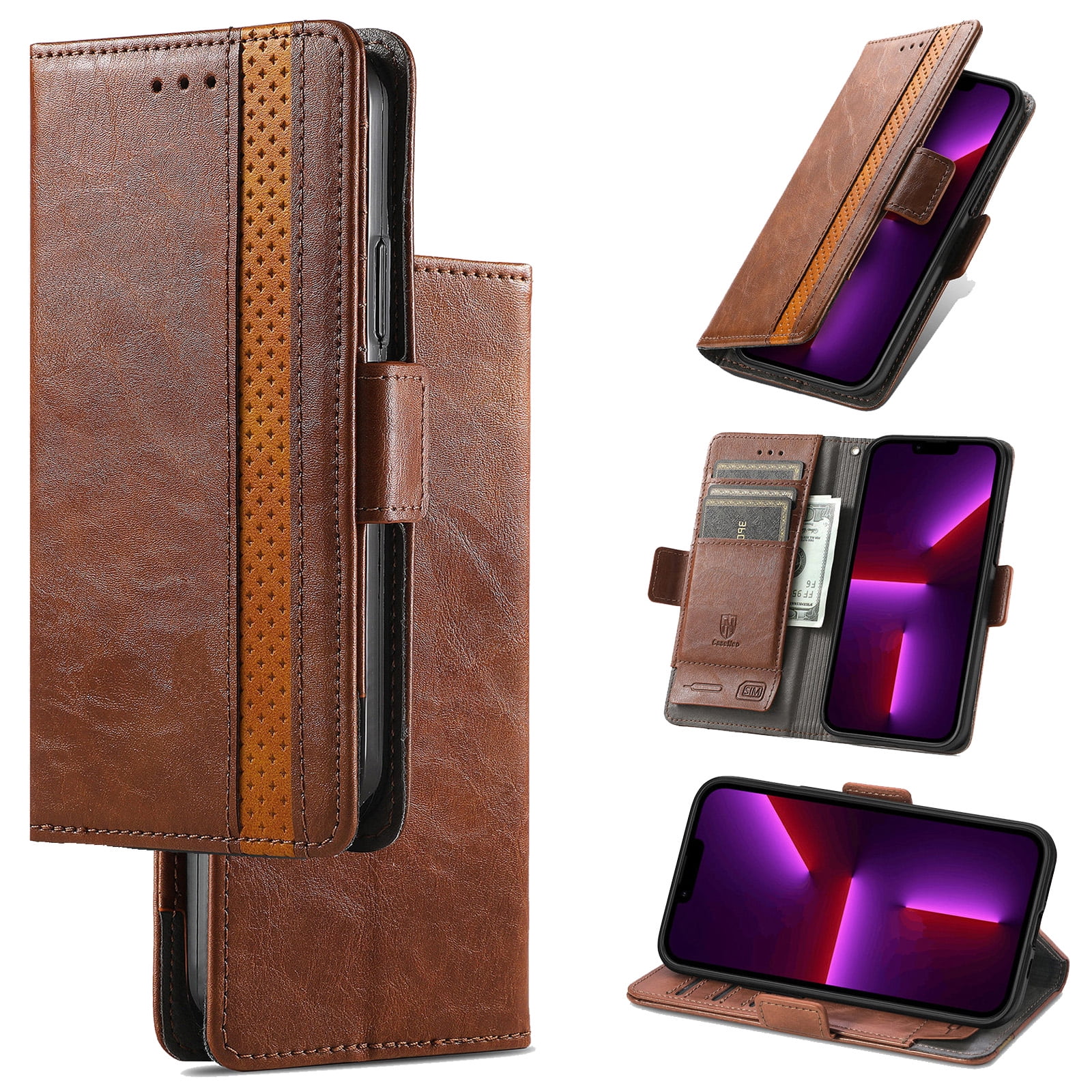 MyBat Pro Executive Series Wallet Case for Motorola Moto G Stylus 5G (2024) - Black for Motorola Moto G Stylus 5G (2024