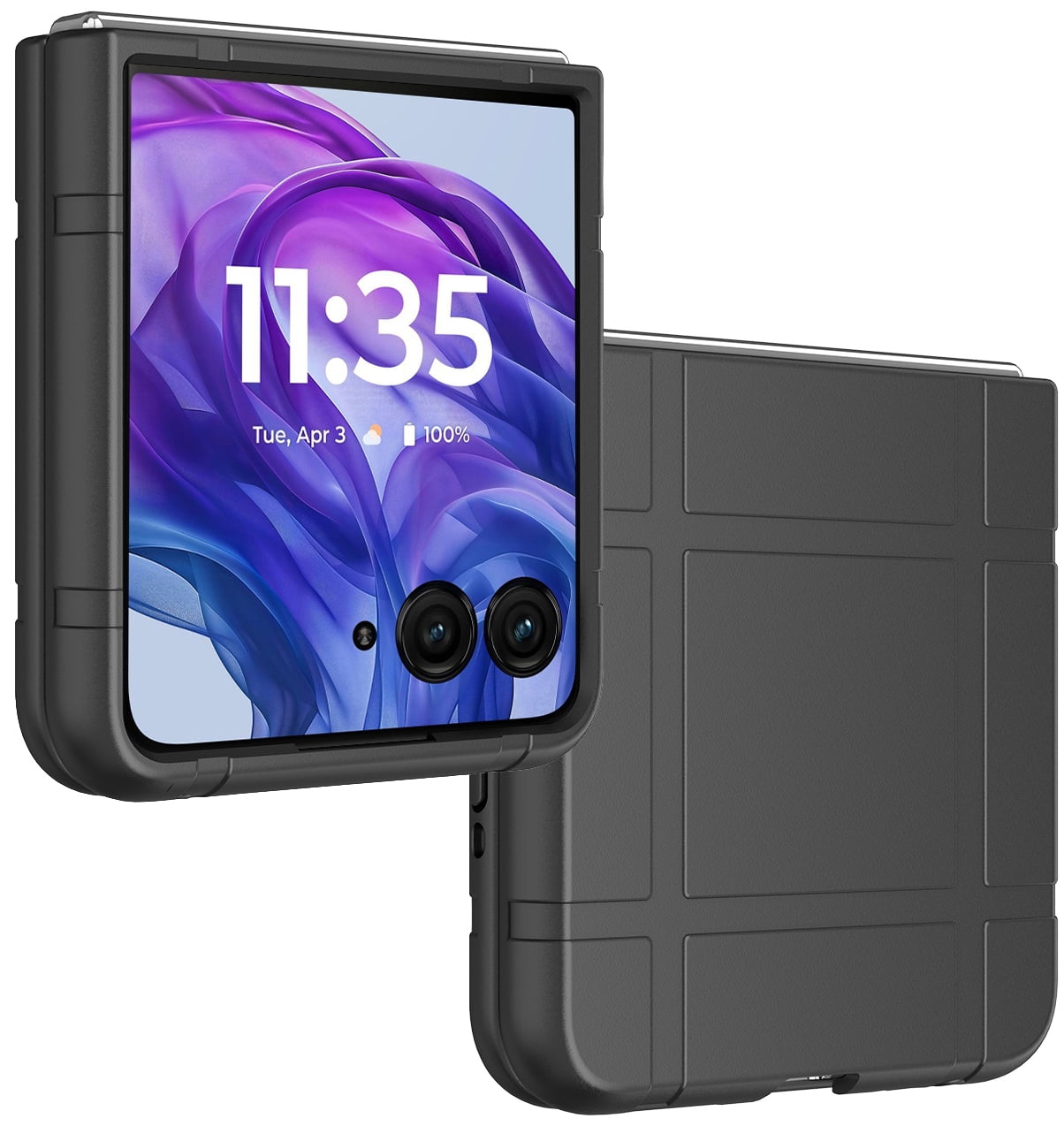 Case for Motorola RAZR+ 2024, Nakedcellphone Slim Hard Shell Protector
