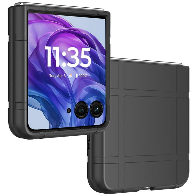 Case for Motorola RAZR+ 2024, Nakedcellphone Slim Hard Shell Protector