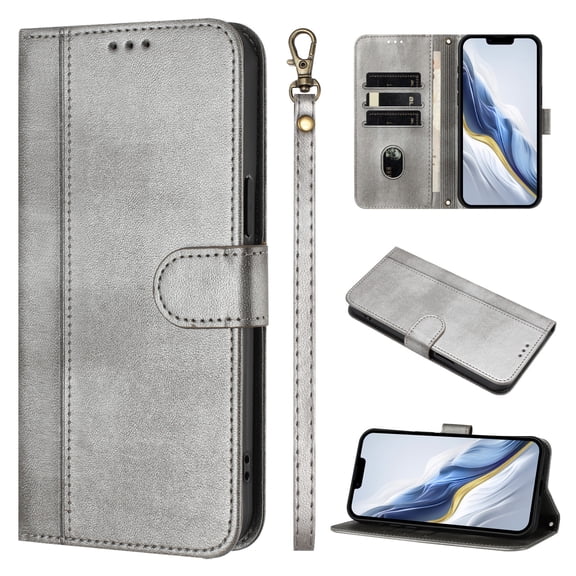 Case for NOKIA X30 5G Wallet Phone Cover with Wrist Strap, Card Slots and Cash Pocket, PU Leather Magnetic Closure and Anti-Drop Stand Flip Protective Shockproof Case