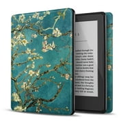 Case for All New Kindle 10th Generation Gen 2019 Release - Will Not Fit Kindle Paperwhite or Oasis, Smart Cover with Auto Sleep & Wake for Amazon 6" Display E-Reader Almond Blossom - Van Gogh