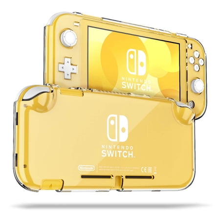Case for Nintendo Switch Lite, Hard Shell Crystal Clear Protection Grip Non Slip Cover for Joy-Con Controller NS Console Switch Lite Accessories (Clear)