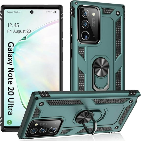 Case for Note 20 Ultra Case Samsung Note 20 Ultra Case Galaxy Note 20 Ultra Phone Case, Military-Grade Case with Kickstand & Car Mount Function for Samsung Galaxy Note 20 Ultra 5G - Teal