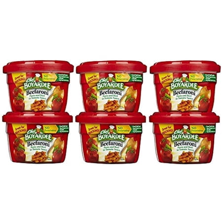 Case Of Chef Boyardee Microwave Beefaroni (12 Total)