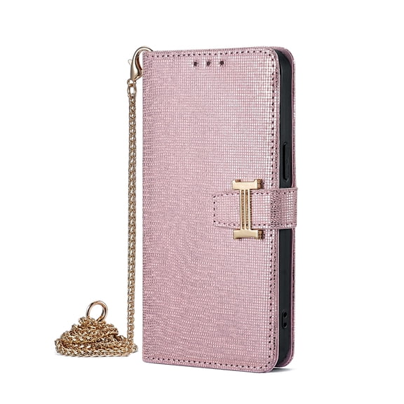 Case for One Plus Nord CE2 5G Luxury Stylish Leather Flip Cover with Strong Magnetic Buckle Card Holder Wallet Pocket and Metal Shoulder Strap Dual-Layer Shockproof Case