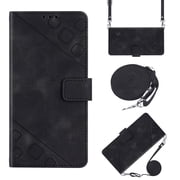 Case for OnePlus 13R 5G Skin Friendly PU Leather Wallet Case with Card Holder Kickstand Crossbody Lanyard Magnetic Closure Drop Protection Anti-scratch Phone Cover
