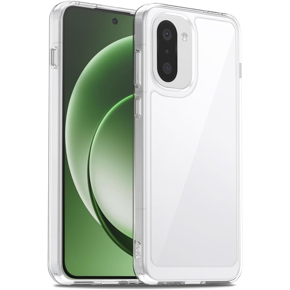 Case for OnePlus 15R 5G, Military Grade Drop Protection Phone Case, Yellowing Resistant, Anti-Scratch Hard PC Back, Shockproof Ultra-Thin Protective Cover, Clear